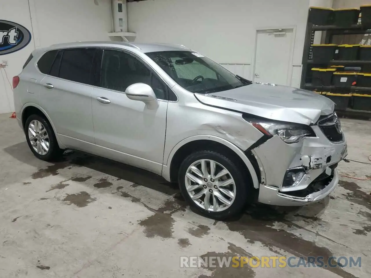 4 fotografías del automóvil dañado LRBFX3SX3KD030301 BUICK ENVISION 2019