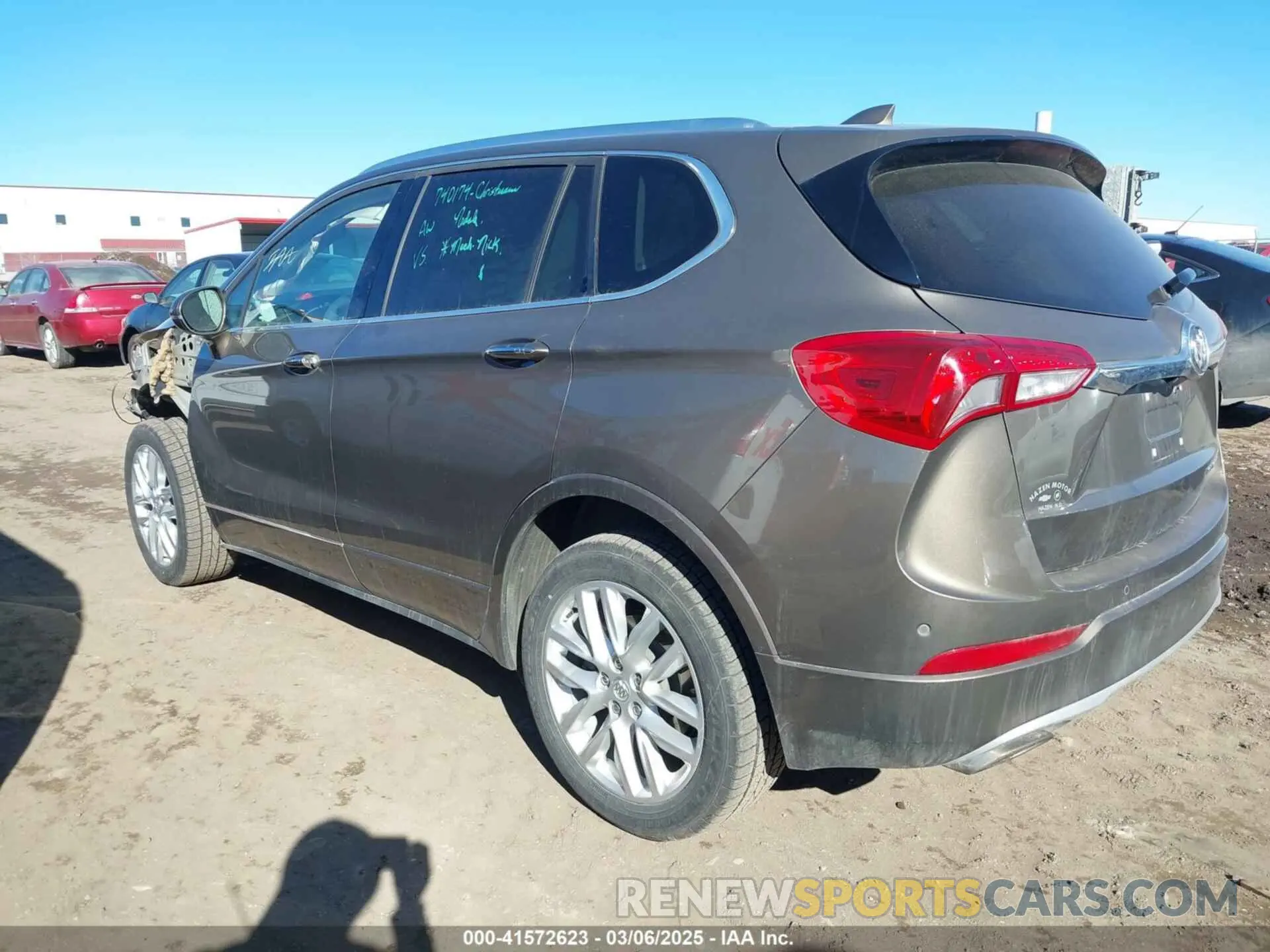 3 fotografías del automóvil dañado LRBFX3SX4KD012082 BUICK ENVISION 2019