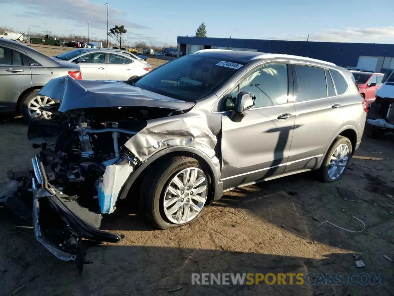 1 fotografías del automóvil dañado LRBFX3SX8KD104750 BUICK ENVISION 2019