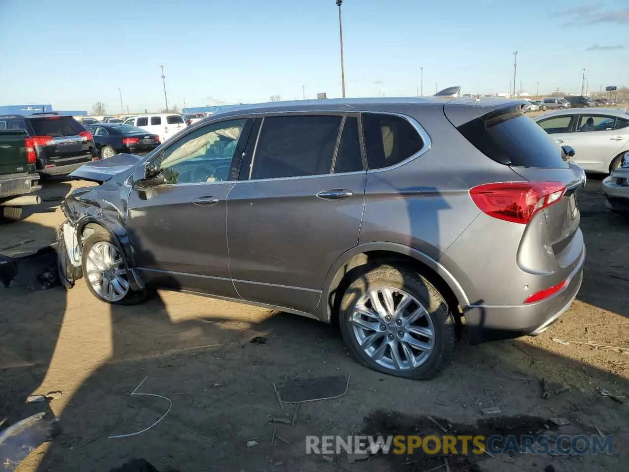 2 fotografías del automóvil dañado LRBFX3SX8KD104750 BUICK ENVISION 2019