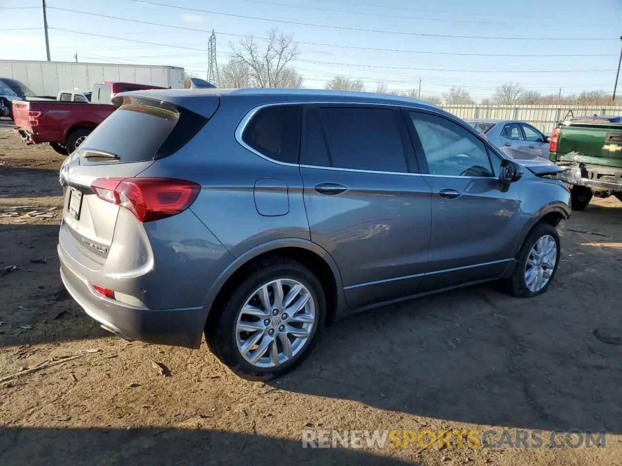 3 fotografías del automóvil dañado LRBFX3SX8KD104750 BUICK ENVISION 2019