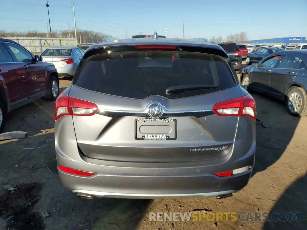 6 fotografías del automóvil dañado LRBFX3SX8KD104750 BUICK ENVISION 2019