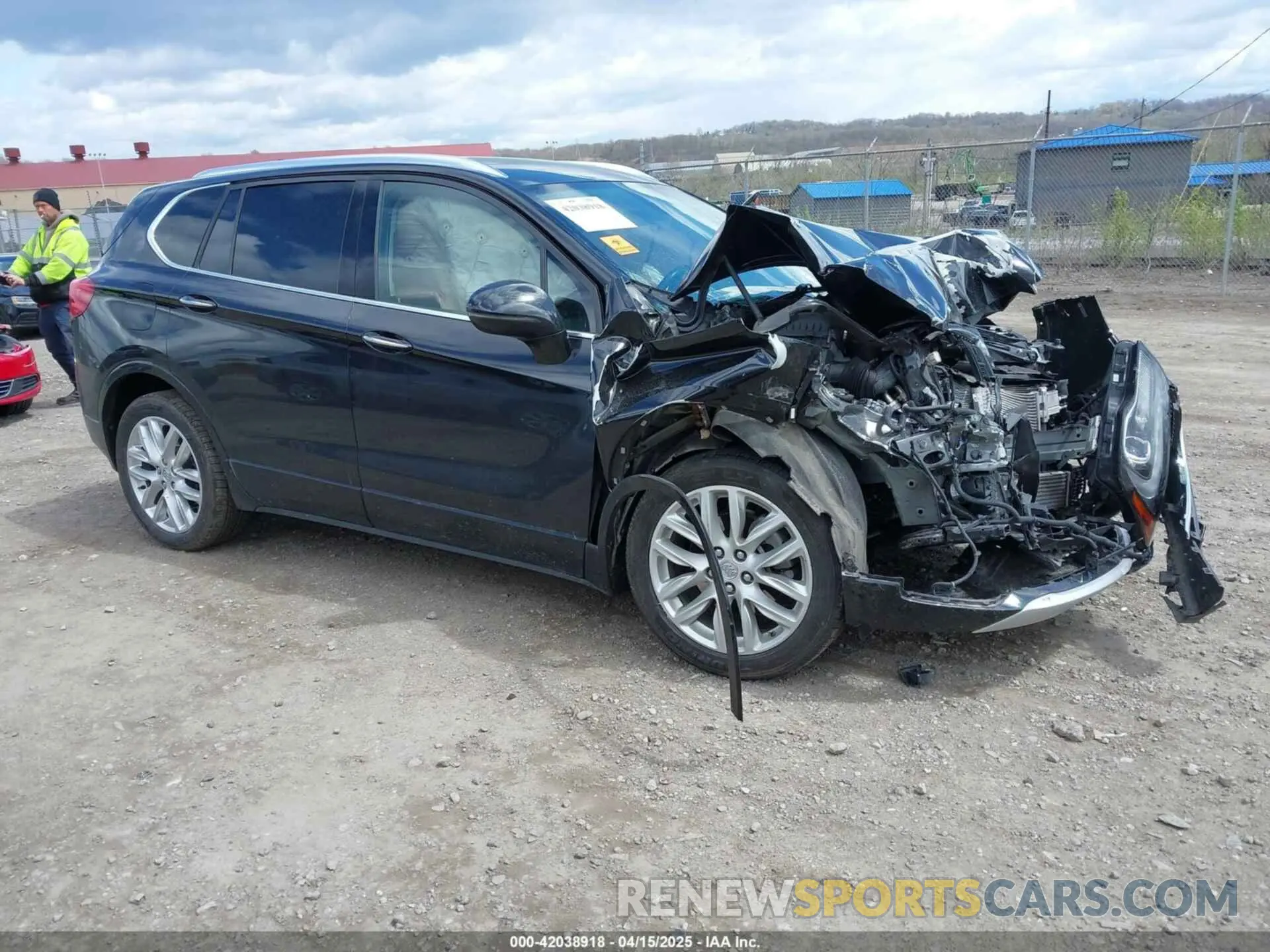 1 fotografías del automóvil dañado LRBFX3SXXKD014919 BUICK ENVISION 2019