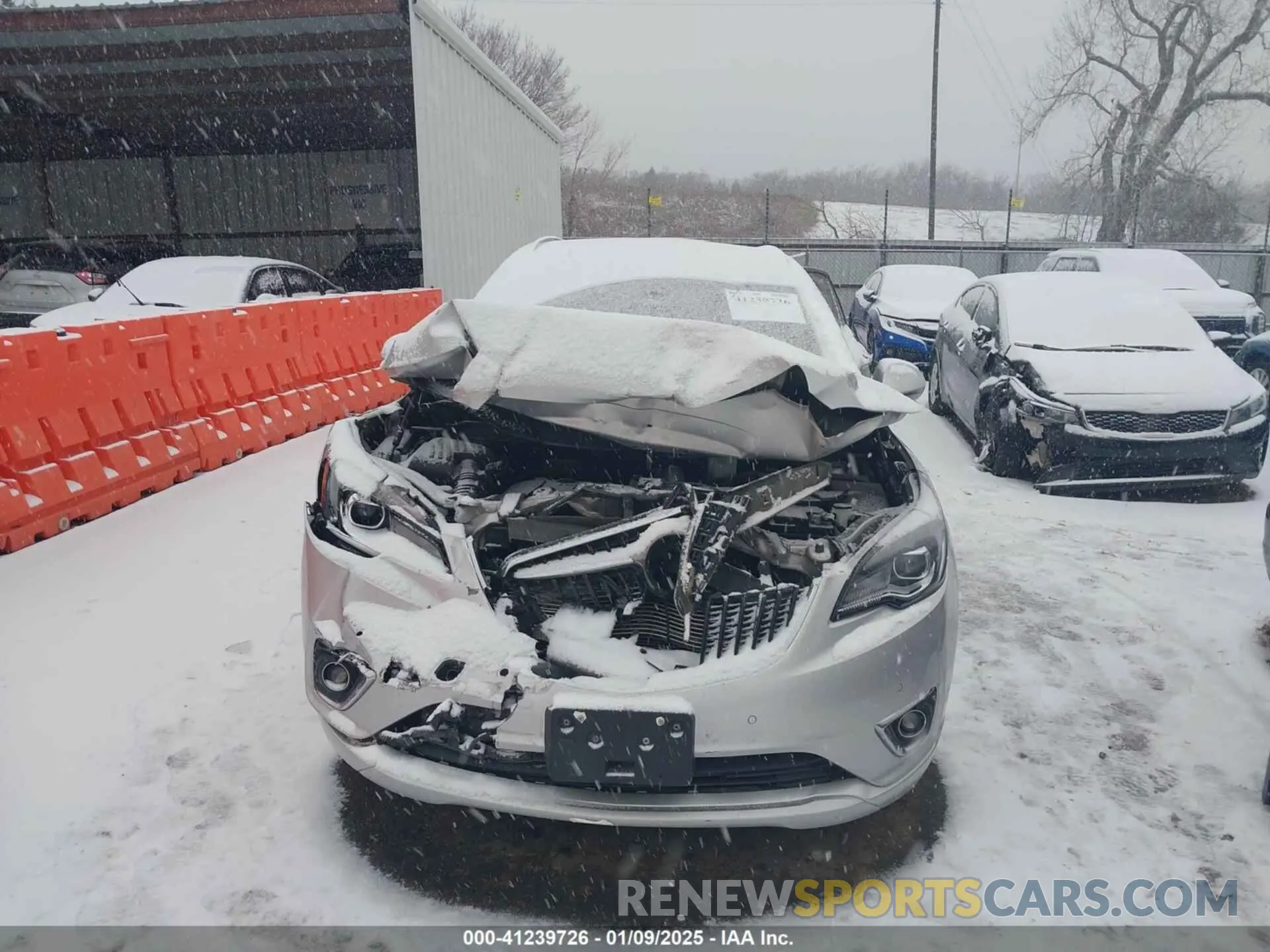 12 fotografías del automóvil dañado LRBFX4SX2KD097011 BUICK ENVISION 2019