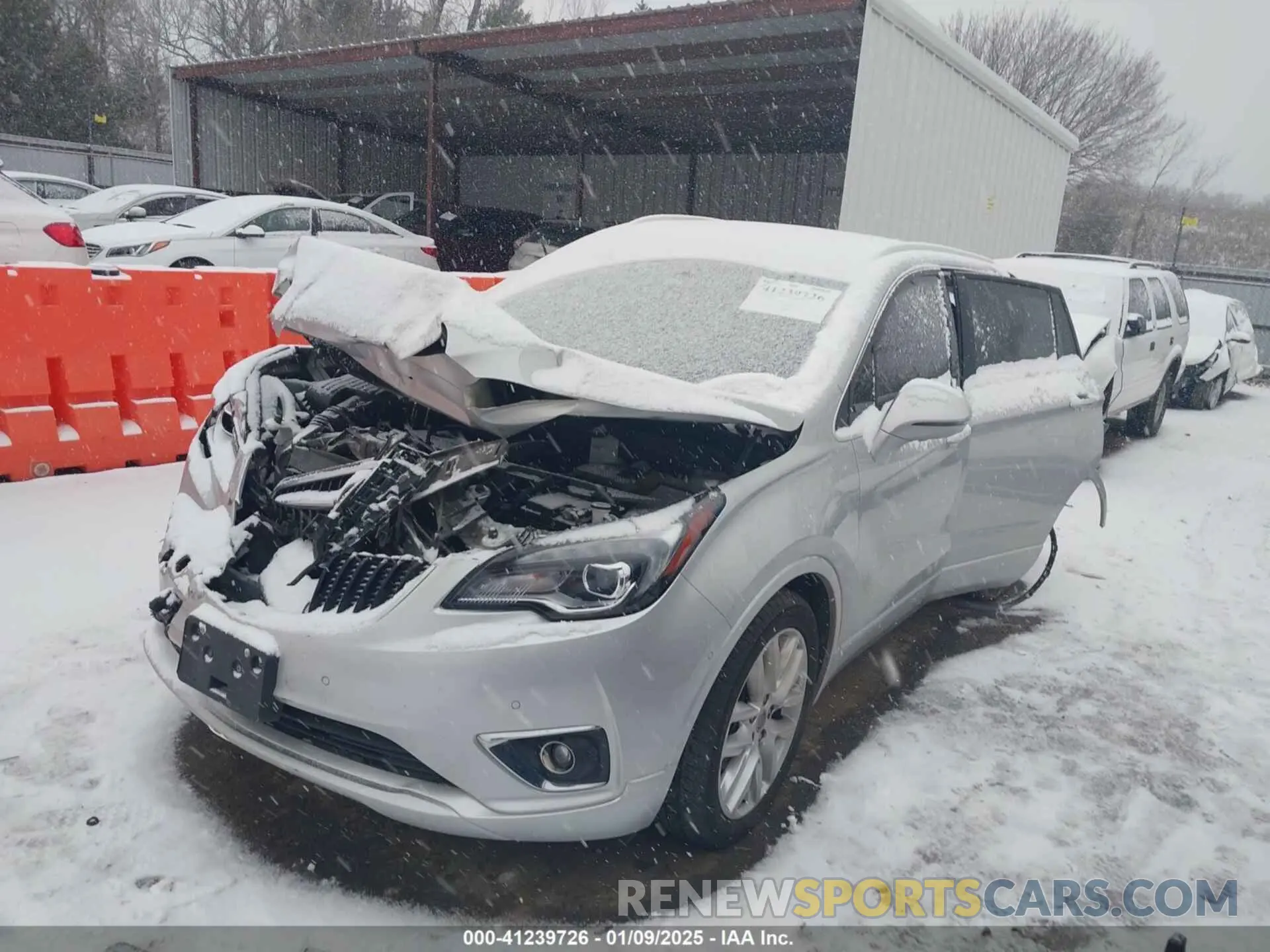 2 fotografías del automóvil dañado LRBFX4SX2KD097011 BUICK ENVISION 2019