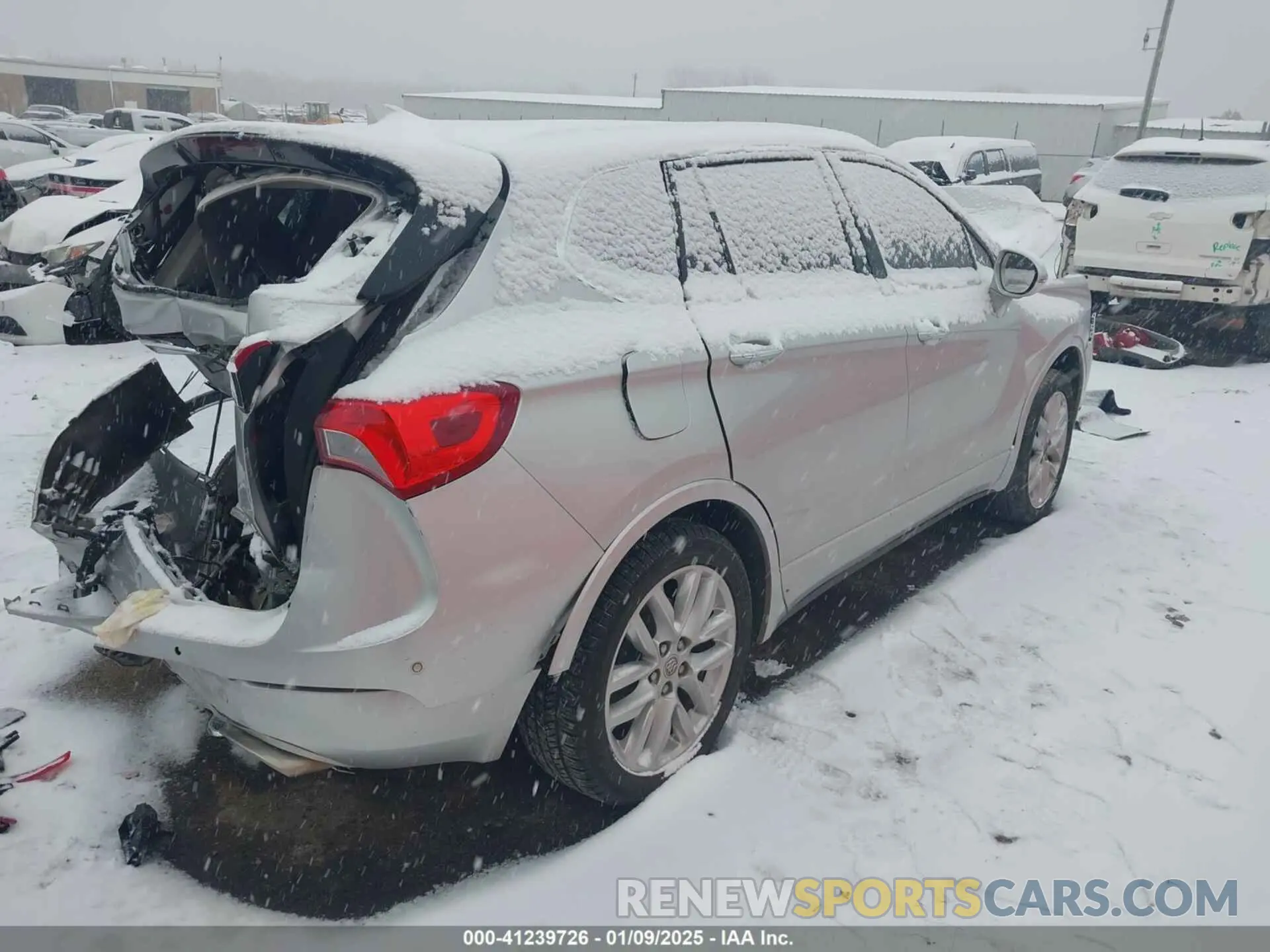 4 fotografías del automóvil dañado LRBFX4SX2KD097011 BUICK ENVISION 2019
