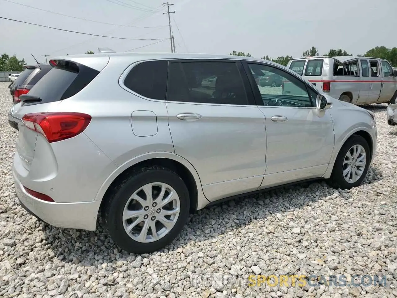 3 fotografías del automóvil dañado LRBFXBSA2KD002494 BUICK ENVISION 2019