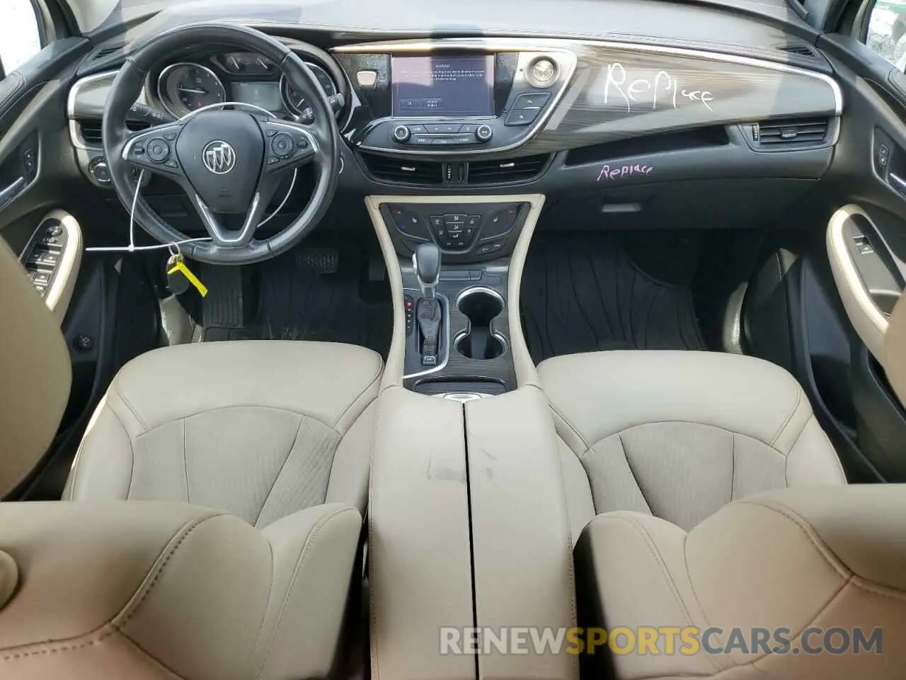 8 fotografías del automóvil dañado LRBFXBSA2KD002494 BUICK ENVISION 2019