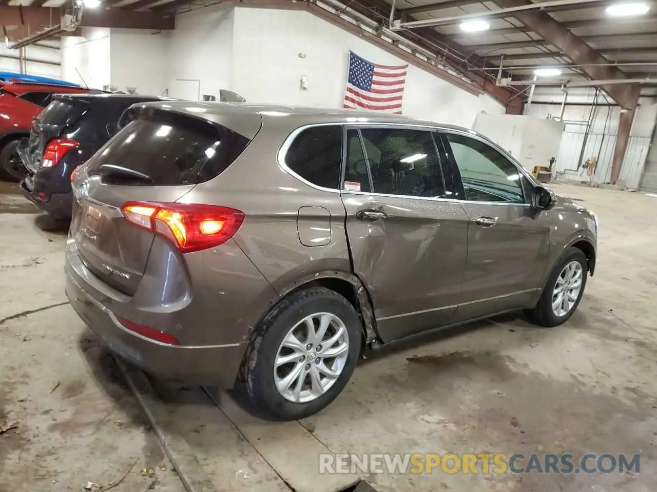 3 fotografías del automóvil dañado LRBFXBSA5KD121897 BUICK ENVISION 2019