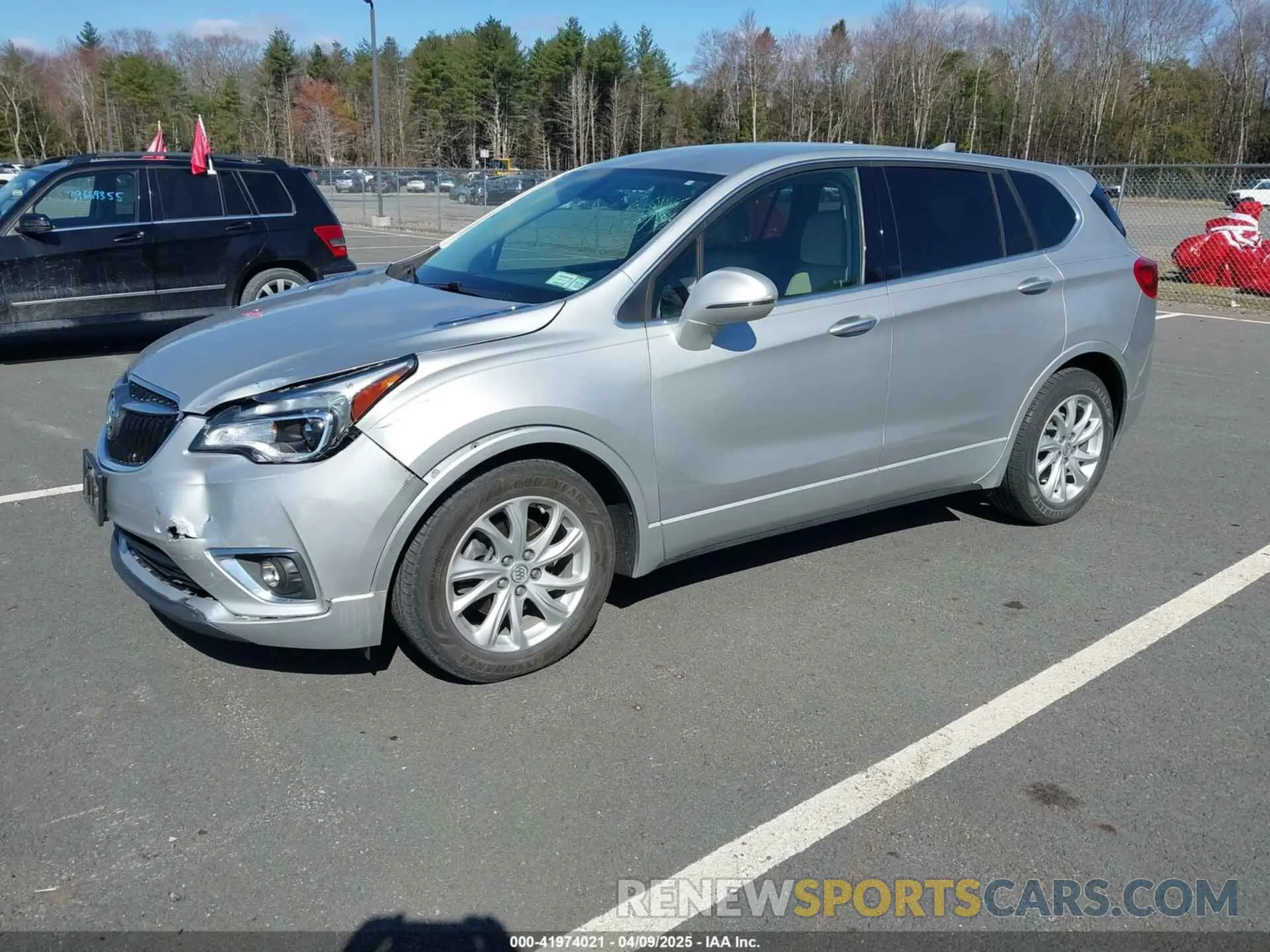 2 fotografías del automóvil dañado LRBFXBSA8KD120419 BUICK ENVISION 2019