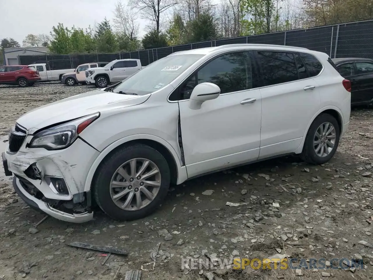 1 fotografías del automóvil dañado LRBFXCSA0KD040358 BUICK ENVISION 2019