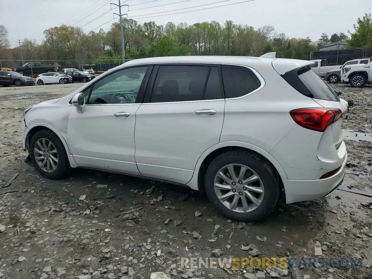 2 fotografías del automóvil dañado LRBFXCSA0KD040358 BUICK ENVISION 2019