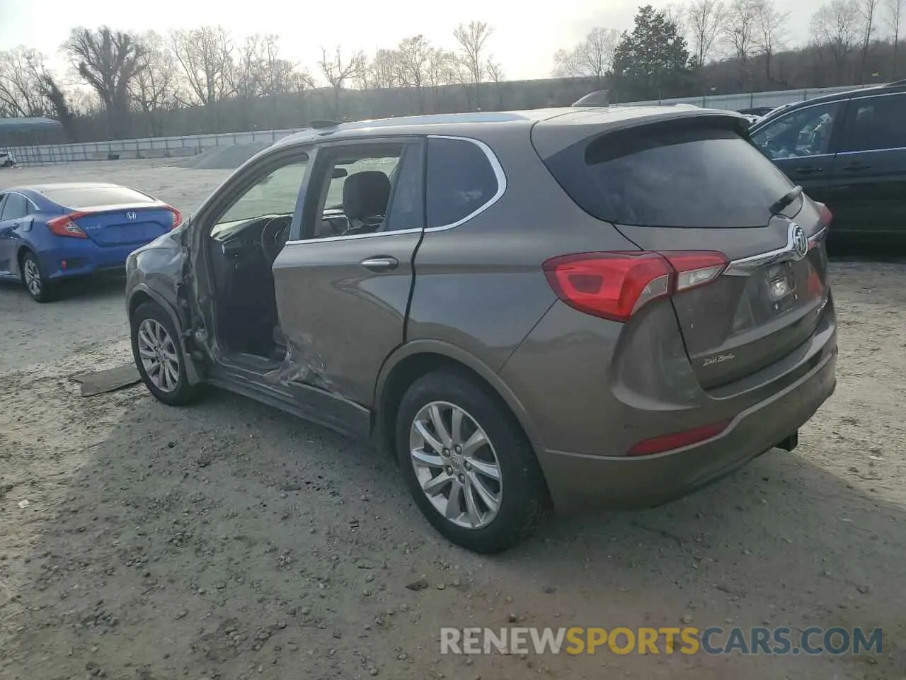 2 fotografías del automóvil dañado LRBFXCSA0KD107119 BUICK ENVISION 2019