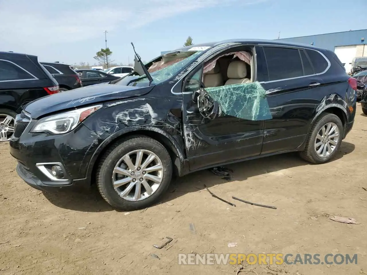 1 fotografías del automóvil dañado LRBFXCSA0KD121196 BUICK ENVISION 2019
