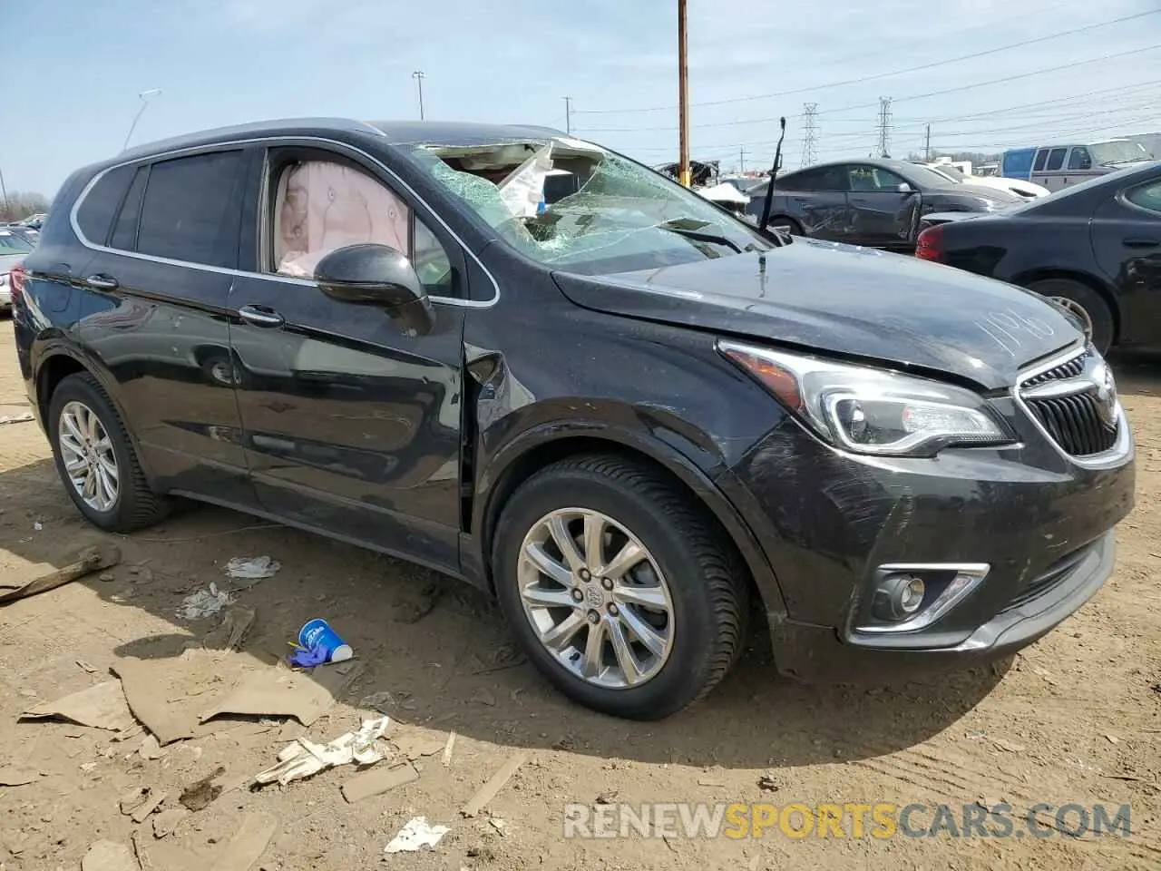 4 fotografías del automóvil dañado LRBFXCSA0KD121196 BUICK ENVISION 2019