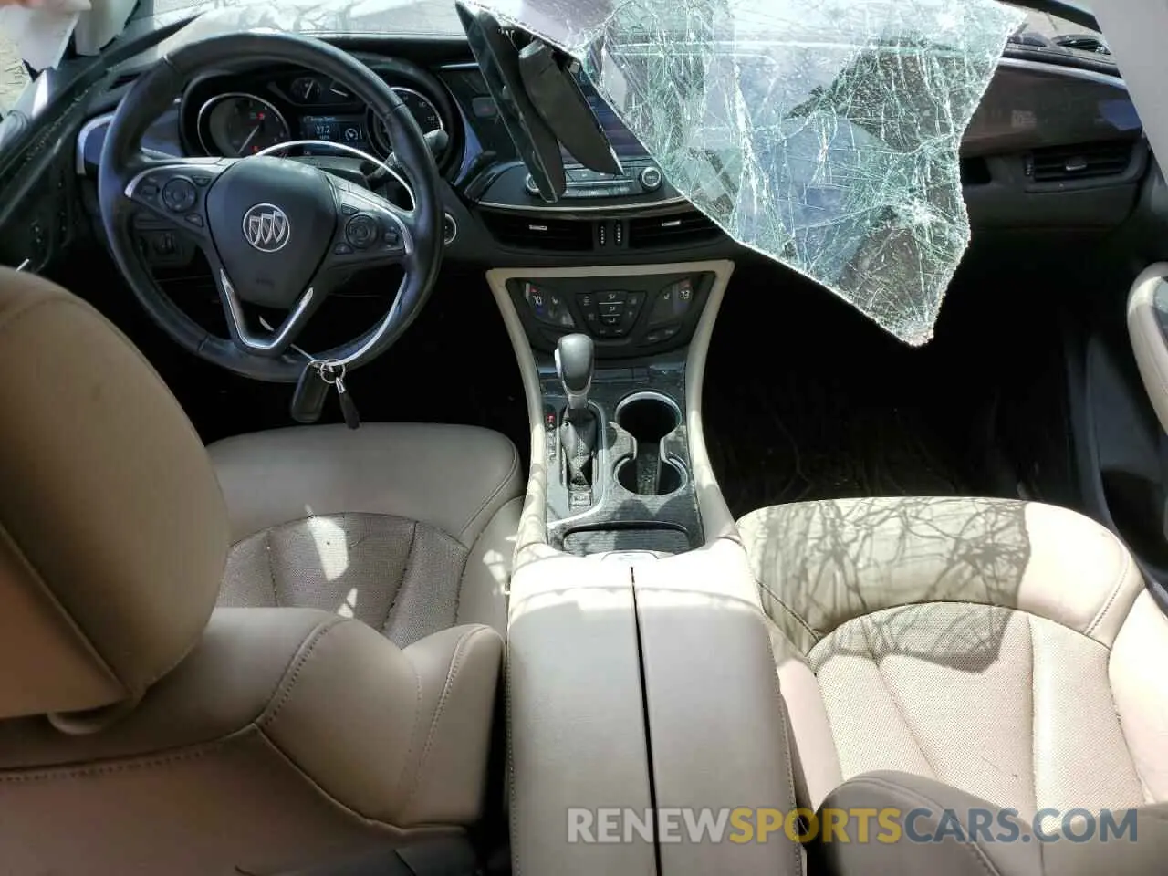 8 fotografías del automóvil dañado LRBFXCSA0KD121196 BUICK ENVISION 2019