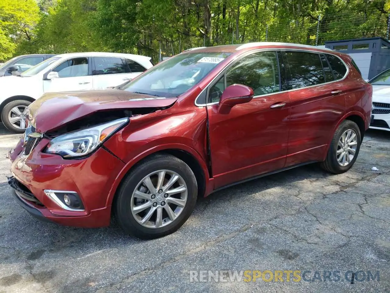 1 fotografías del automóvil dañado LRBFXCSA1KD015548 BUICK ENVISION 2019