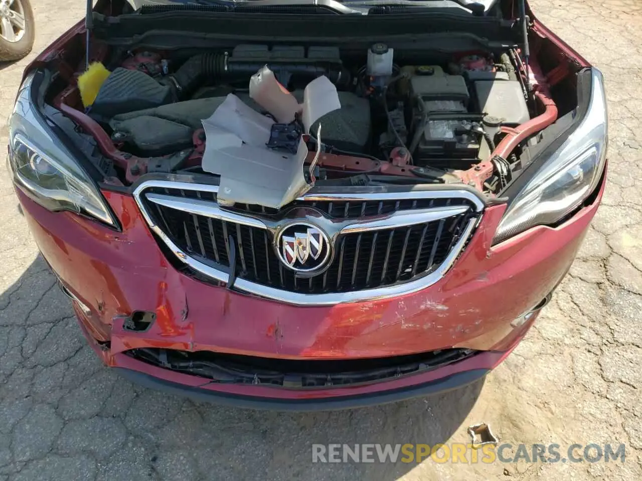 12 fotografías del automóvil dañado LRBFXCSA1KD015548 BUICK ENVISION 2019
