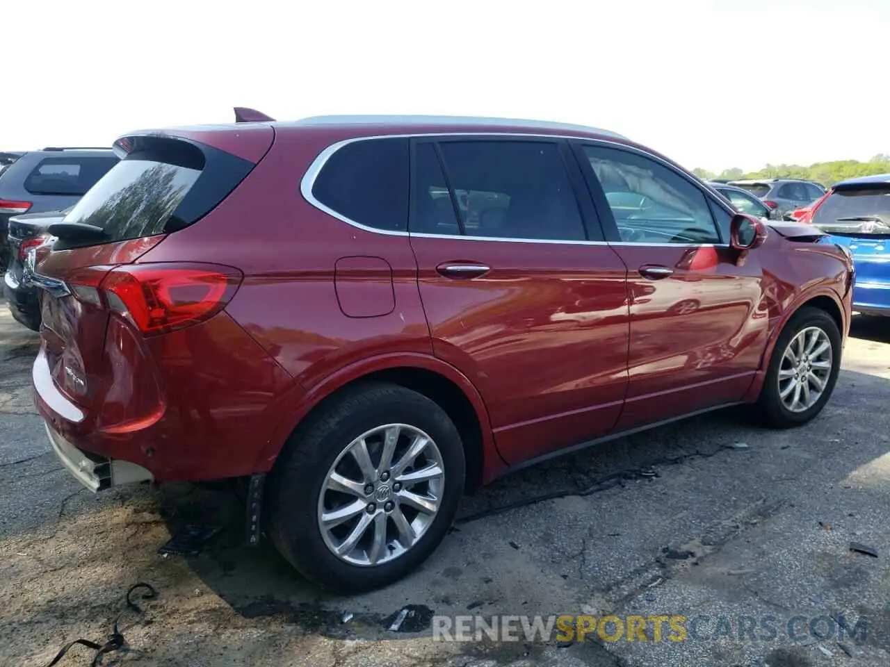 3 fotografías del automóvil dañado LRBFXCSA1KD015548 BUICK ENVISION 2019