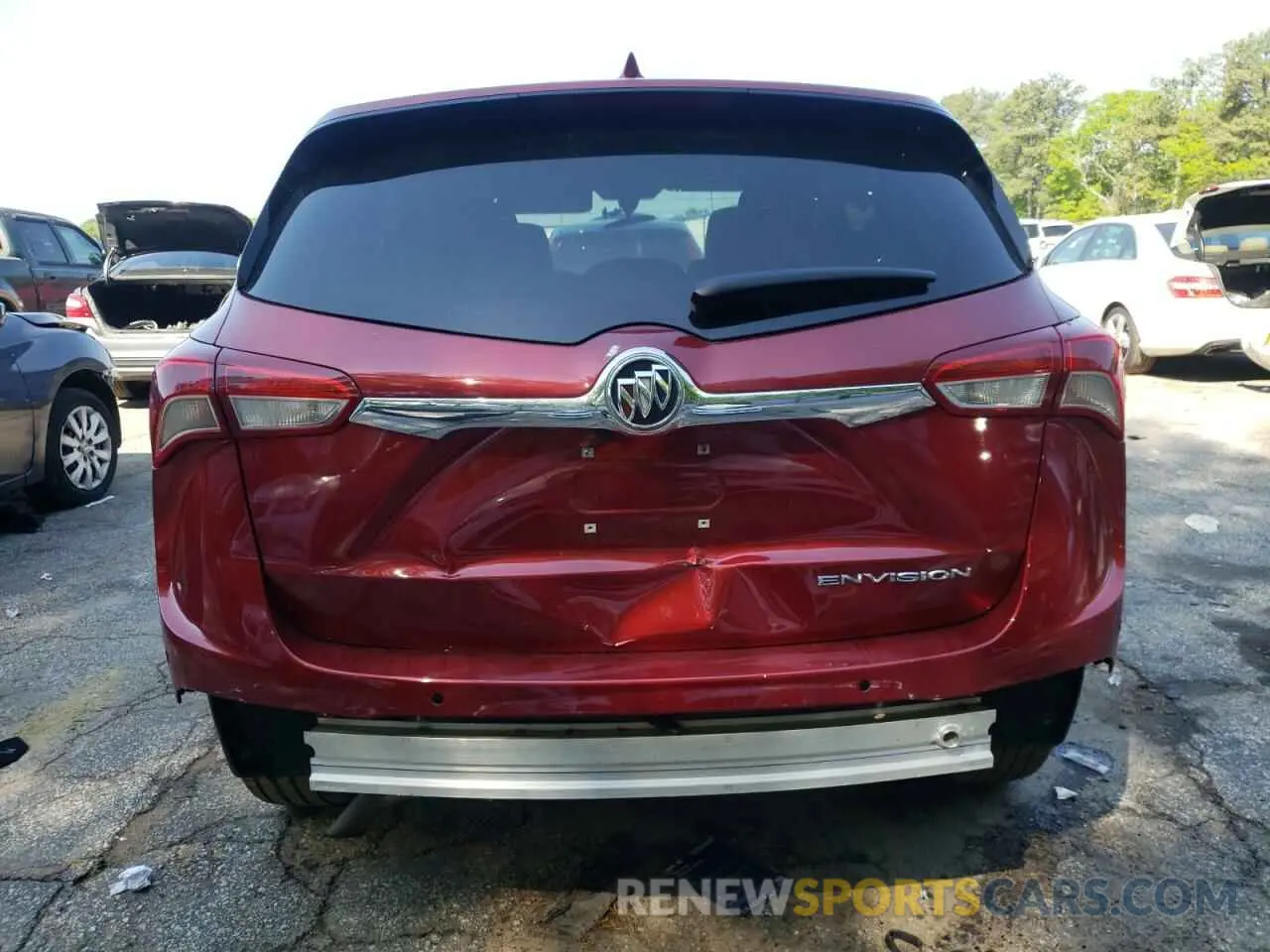 6 fotografías del automóvil dañado LRBFXCSA1KD015548 BUICK ENVISION 2019