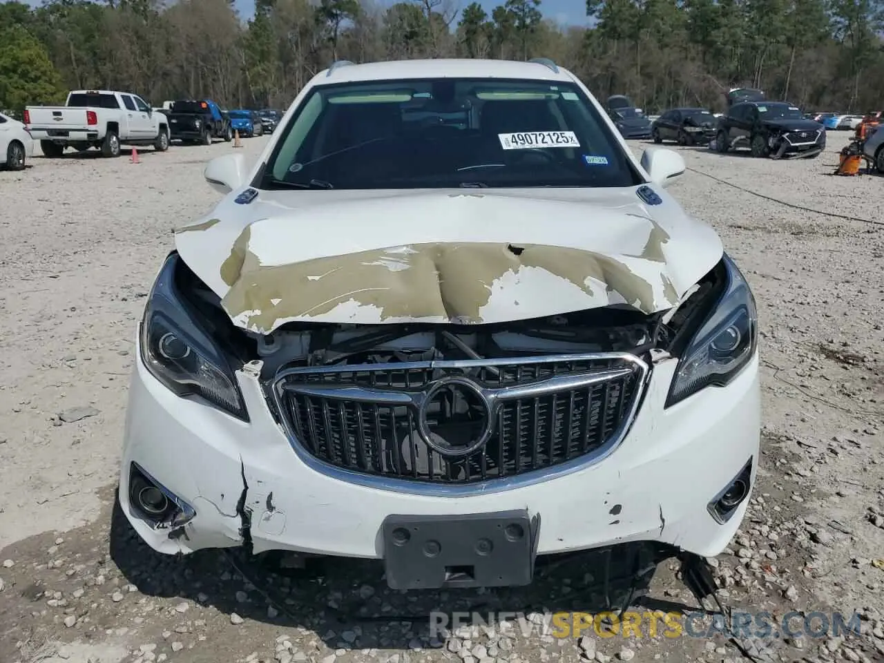 5 fotografías del automóvil dañado LRBFXCSA1KD022063 BUICK ENVISION 2019