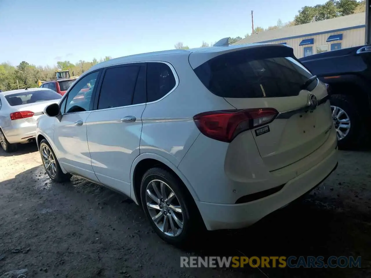 2 fotografías del automóvil dañado LRBFXCSA2KD060112 BUICK ENVISION 2019