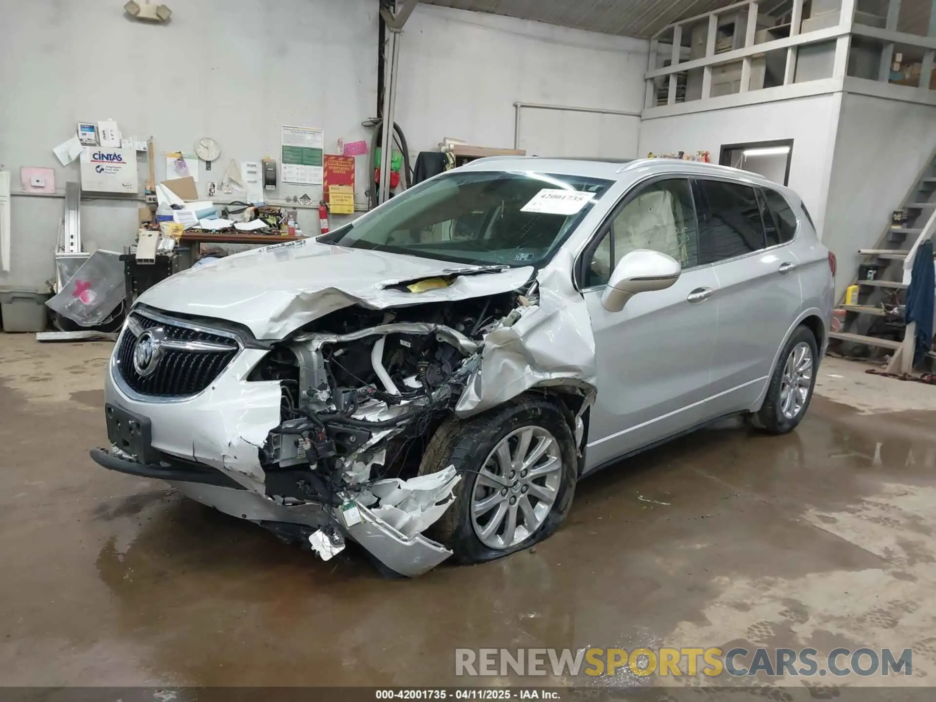 2 fotografías del automóvil dañado LRBFXCSA3KD119247 BUICK ENVISION 2019