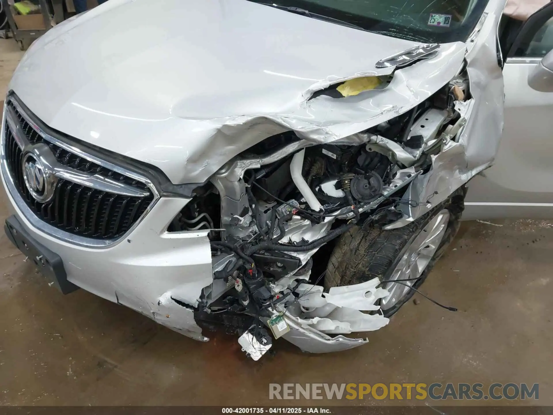 6 fotografías del automóvil dañado LRBFXCSA3KD119247 BUICK ENVISION 2019