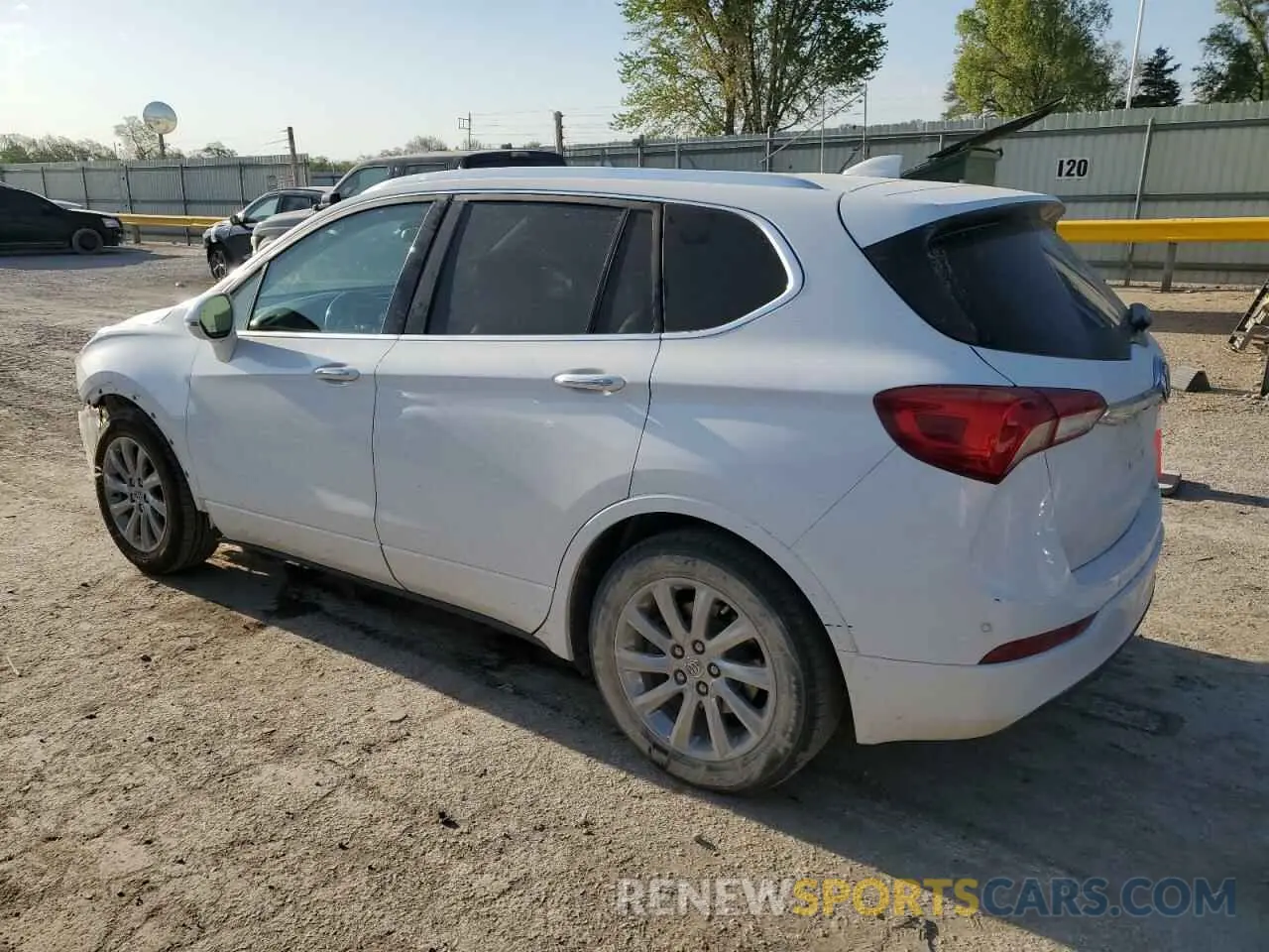 2 fotografías del automóvil dañado LRBFXCSA5KD006223 BUICK ENVISION 2019