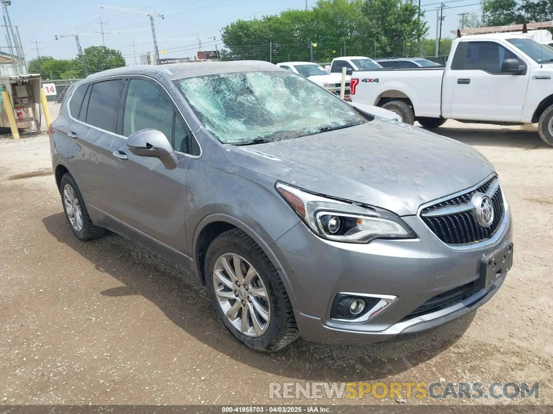 1 fotografías del automóvil dañado LRBFXCSA5KD012619 BUICK ENVISION 2019