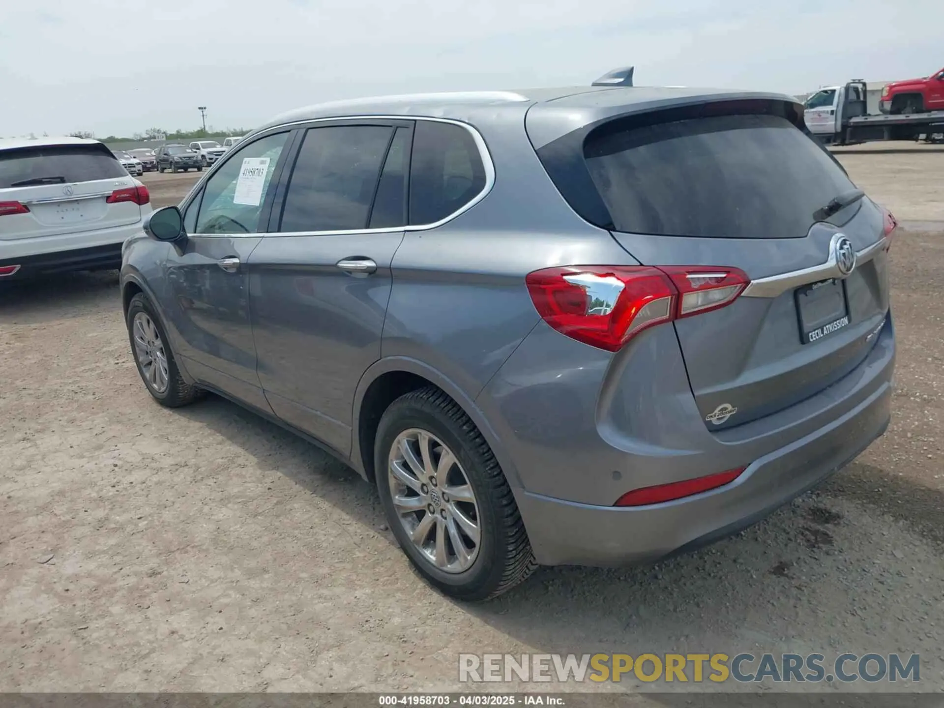 3 fotografías del automóvil dañado LRBFXCSA5KD012619 BUICK ENVISION 2019