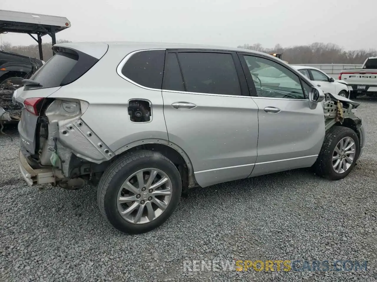 3 fotografías del automóvil dañado LRBFXCSA6KD005338 BUICK ENVISION 2019