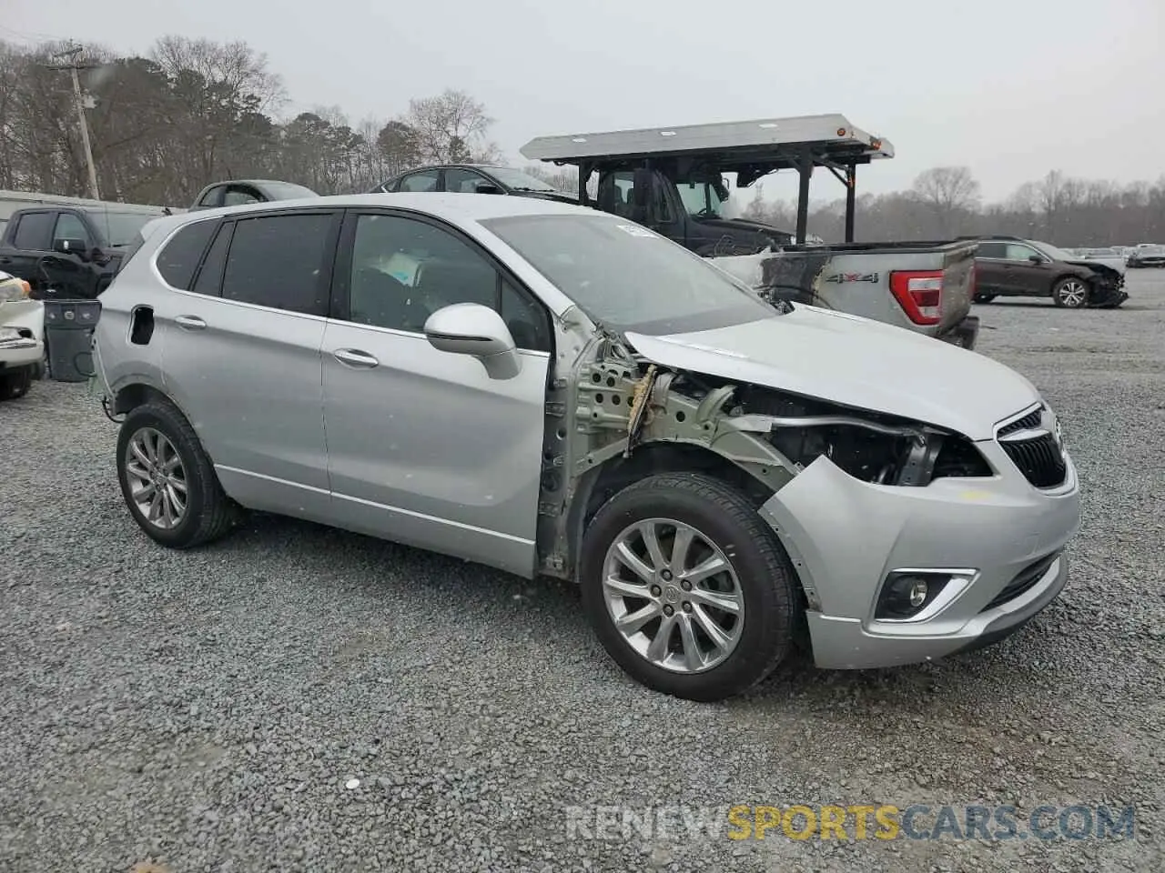 4 fotografías del automóvil dañado LRBFXCSA6KD005338 BUICK ENVISION 2019