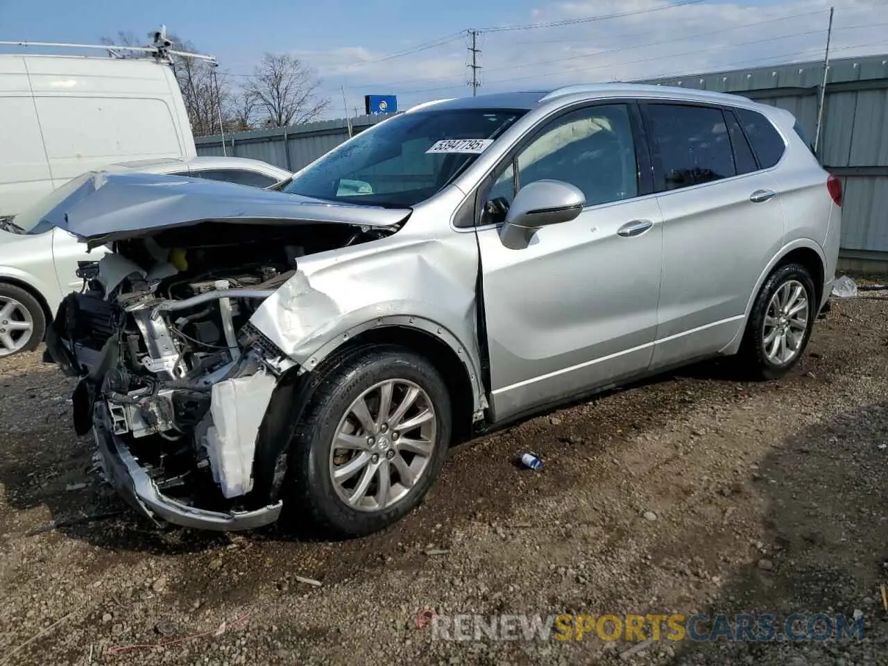 1 fotografías del automóvil dañado LRBFXCSA6KD030580 BUICK ENVISION 2019