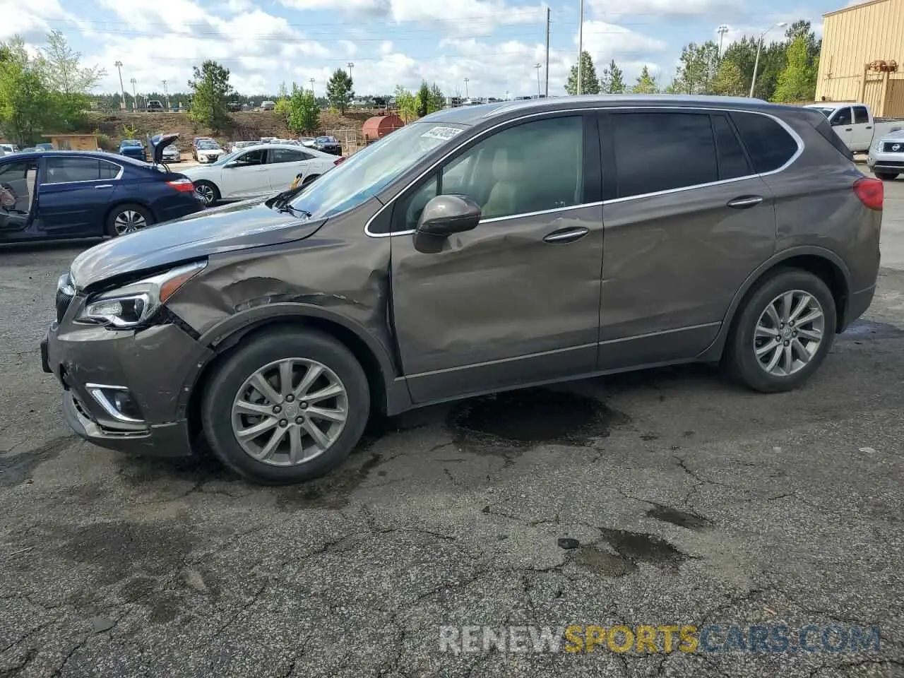1 fotografías del automóvil dañado LRBFXCSA6KD120585 BUICK ENVISION 2019