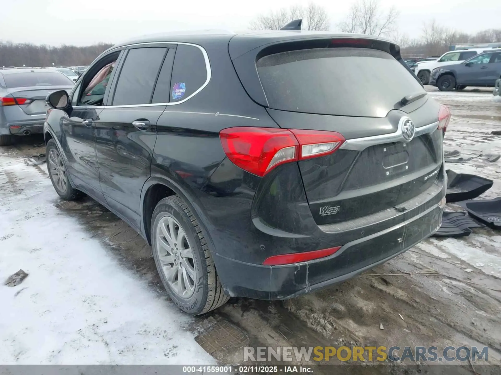 3 fotografías del automóvil dañado LRBFXCSA7KD006479 BUICK ENVISION 2019