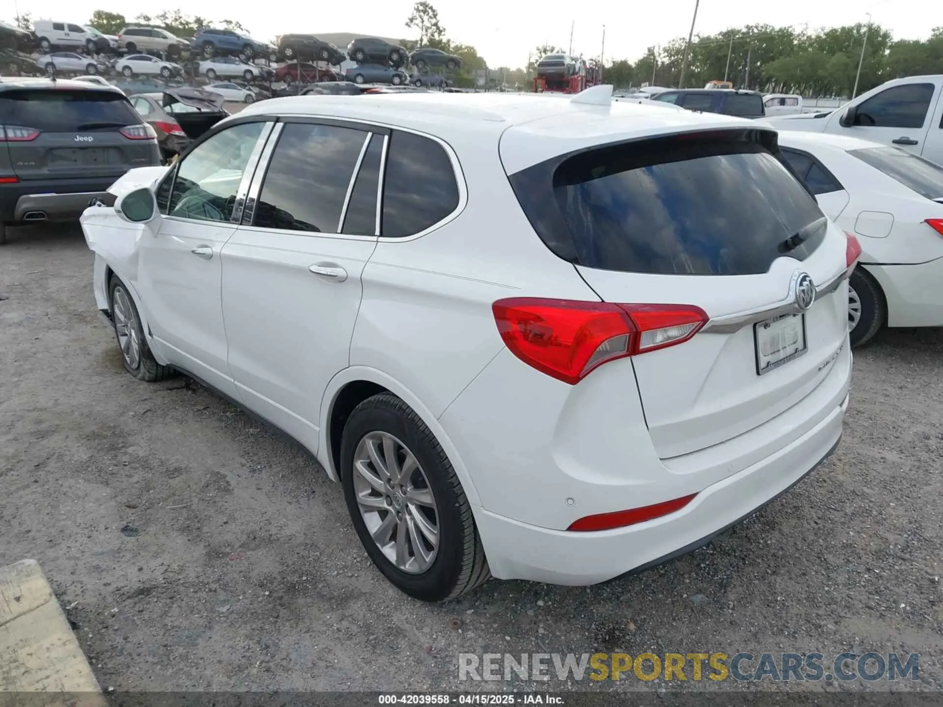 3 fotografías del automóvil dañado LRBFXCSA7KD015442 BUICK ENVISION 2019
