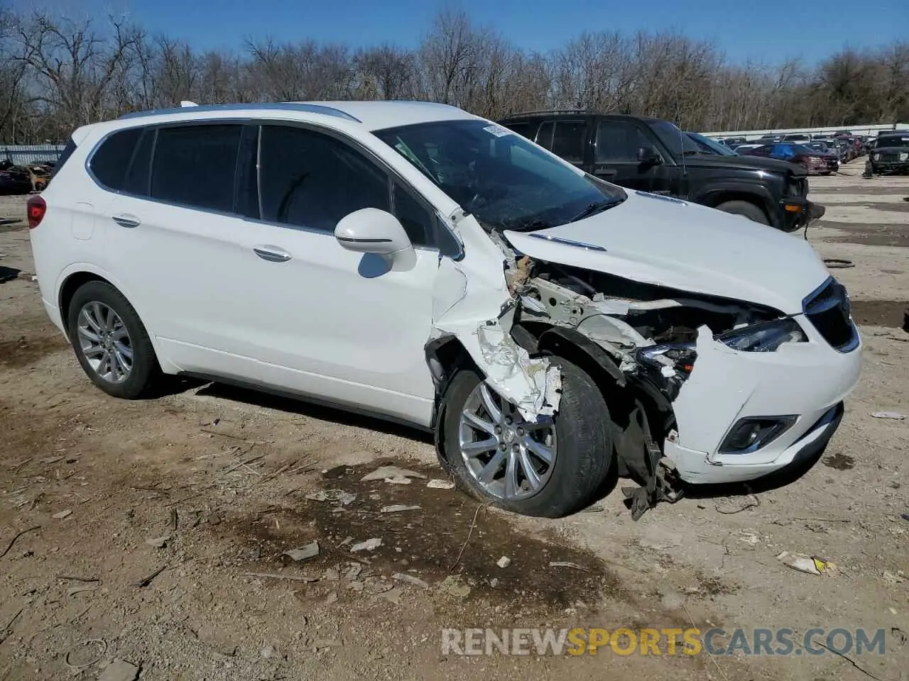 4 fotografías del automóvil dañado LRBFXCSA8KD016664 BUICK ENVISION 2019