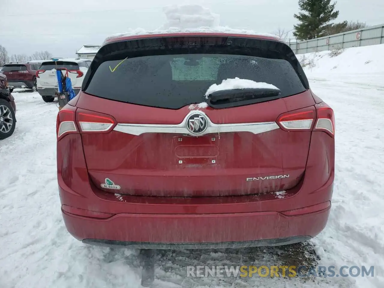 6 fotografías del automóvil dañado LRBFXCSAXKD020456 BUICK ENVISION 2019