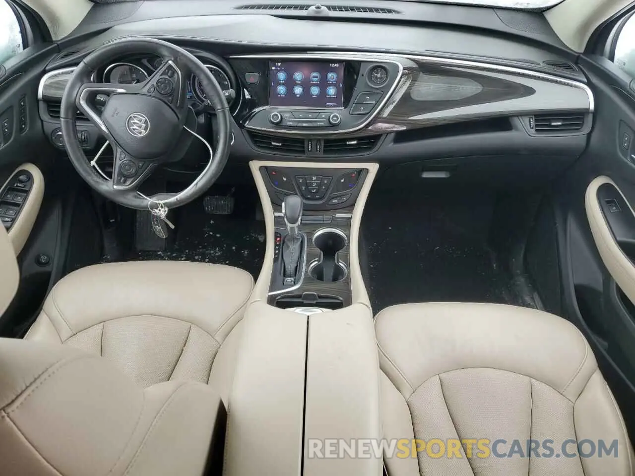 8 fotografías del automóvil dañado LRBFXCSAXKD020456 BUICK ENVISION 2019