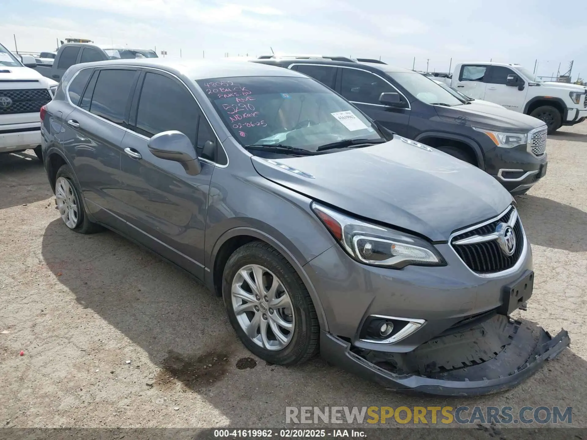 1 fotografías del automóvil dañado LRBFX1SA0LD225290 BUICK ENVISION 2020