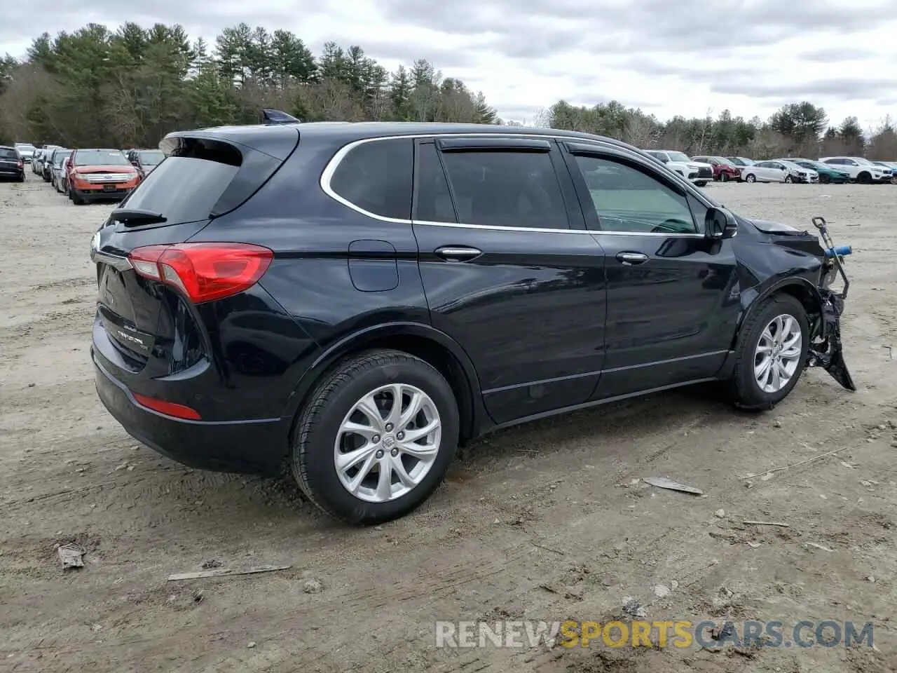 3 fotografías del automóvil dañado LRBFX1SA4LD092596 BUICK ENVISION 2020