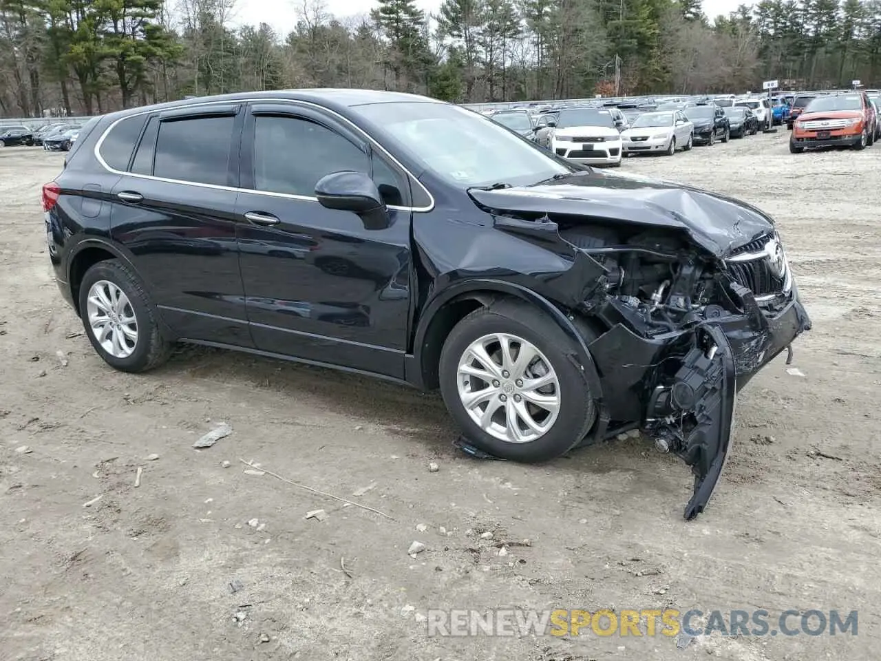 4 fotografías del automóvil dañado LRBFX1SA4LD092596 BUICK ENVISION 2020