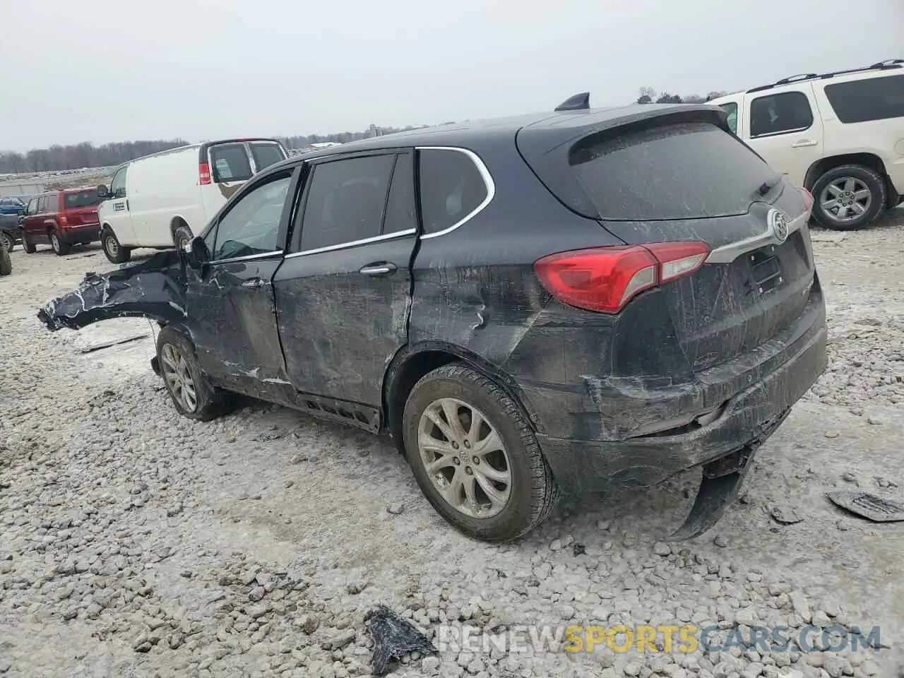 2 fotografías del automóvil dañado LRBFX1SA4LD100745 BUICK ENVISION 2020