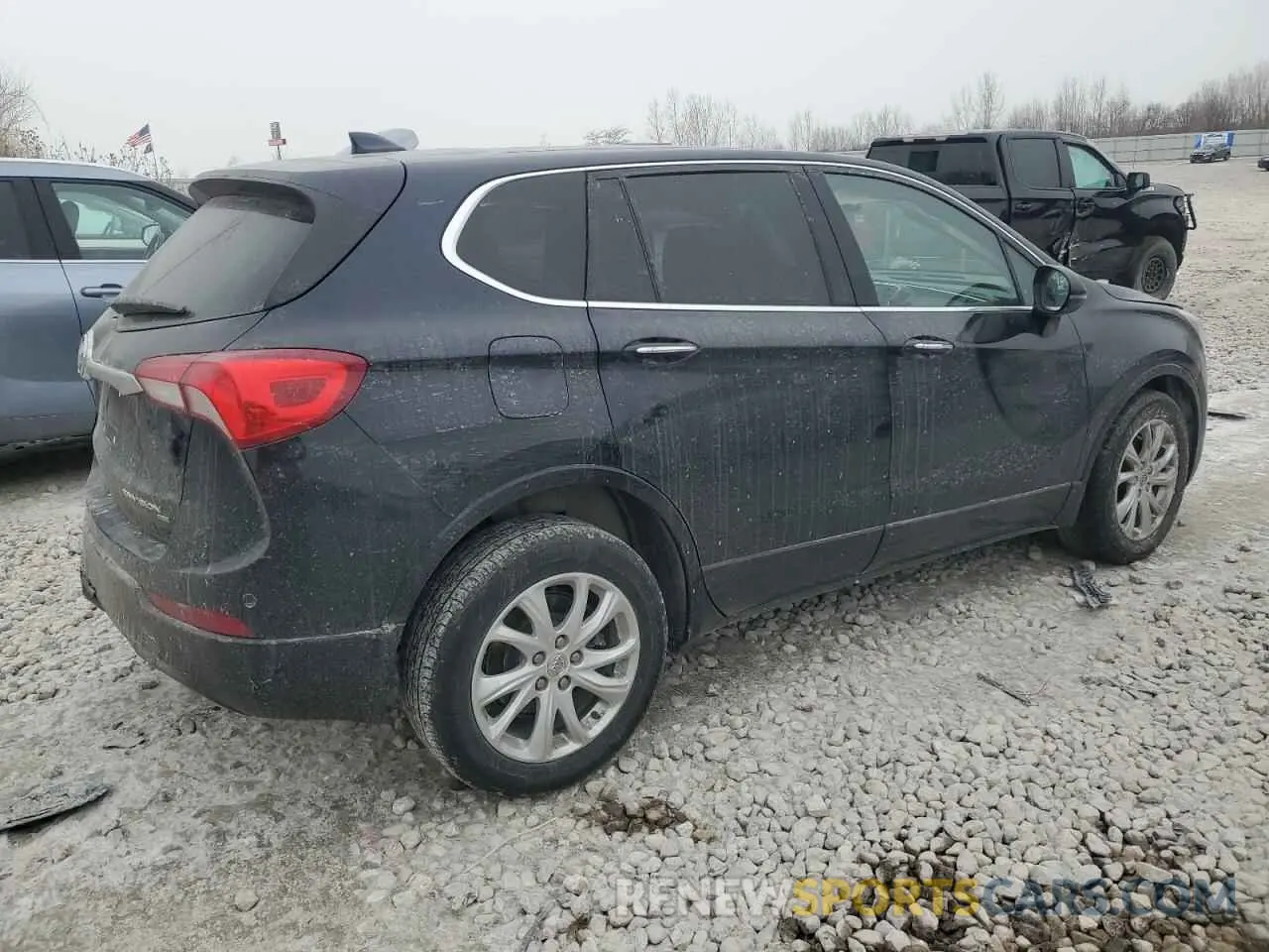 3 fotografías del automóvil dañado LRBFX1SA4LD100745 BUICK ENVISION 2020