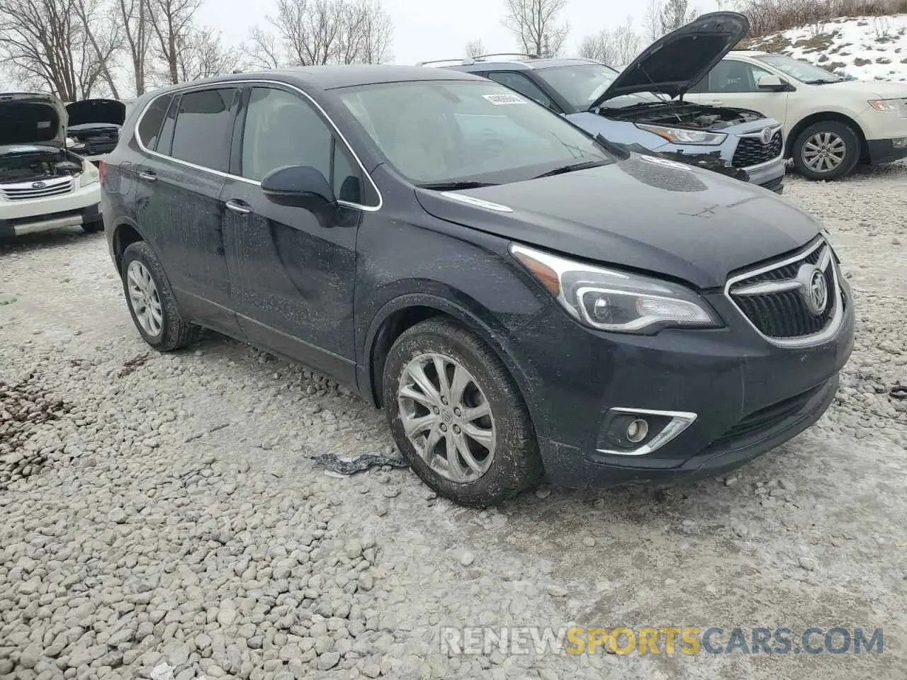 4 fotografías del automóvil dañado LRBFX1SA4LD100745 BUICK ENVISION 2020