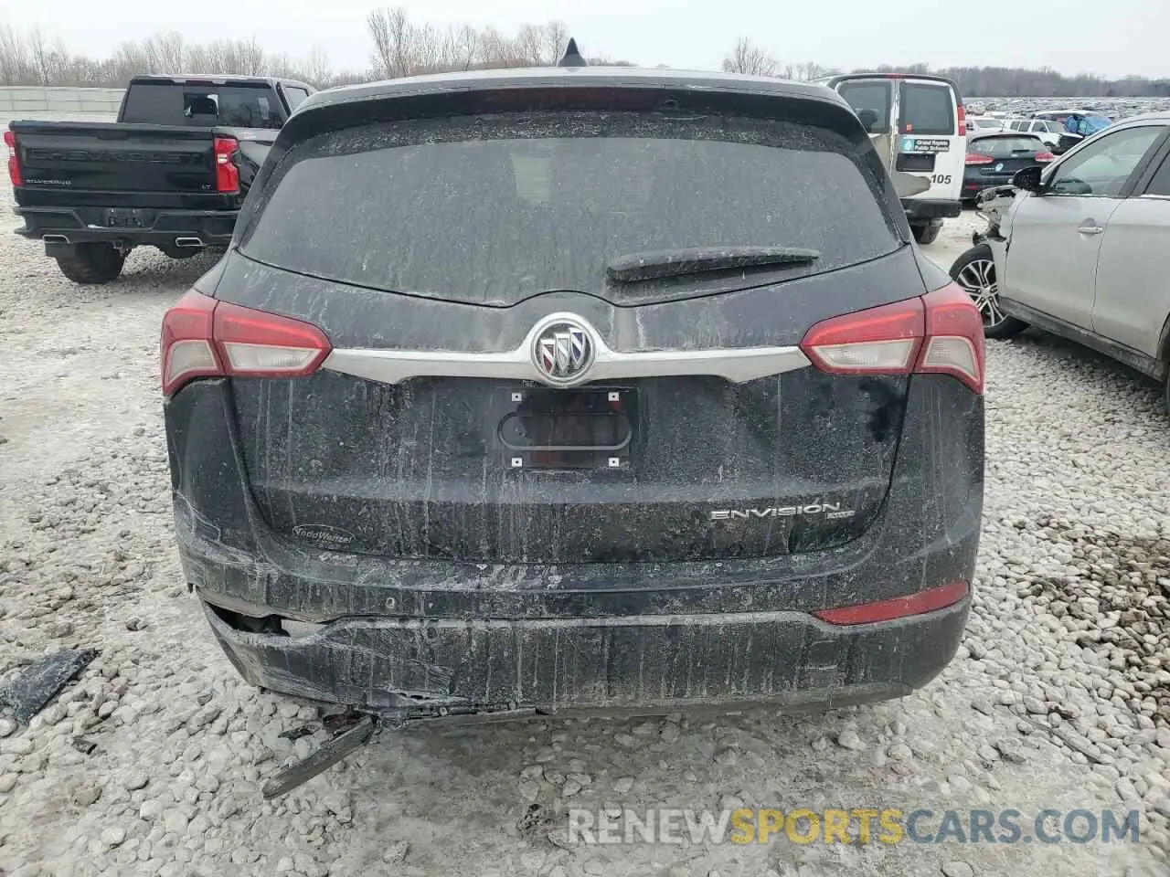 6 fotografías del automóvil dañado LRBFX1SA4LD100745 BUICK ENVISION 2020