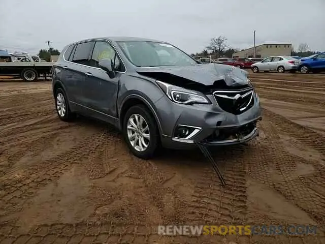 14 fotografías del automóvil dañado LRBFX1SA6LD179206 BUICK ENVISION 2020
