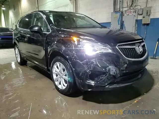 14 fotografías del automóvil dañado LRBFX1SAXLD081733 BUICK ENVISION 2020