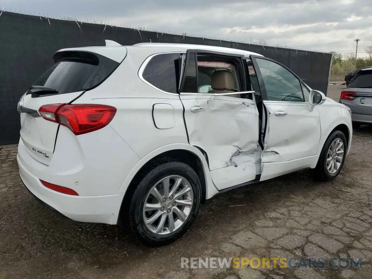 3 fotografías del automóvil dañado LRBFX2SA1LD162819 BUICK ENVISION 2020